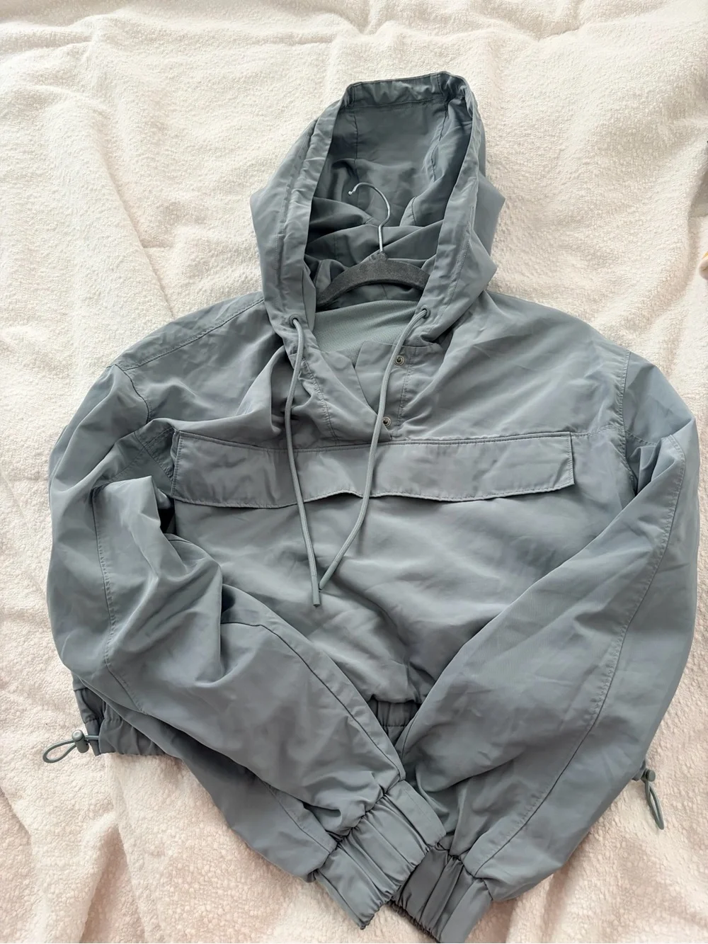 ALO International Anorak Hoodie - Cosmic Gray Size M